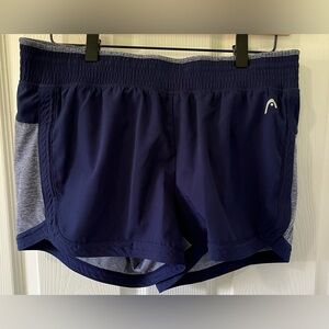 Head Athletic half mile shorts. Sz Medium. Blue